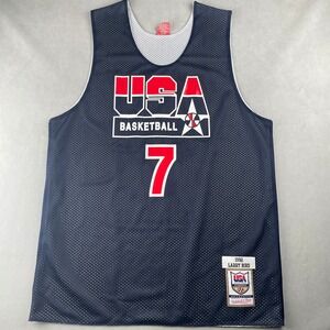 USA Practice Jersey Mens M Larry Bird 1992 Dream Team Mitchell & Ness Reversible
